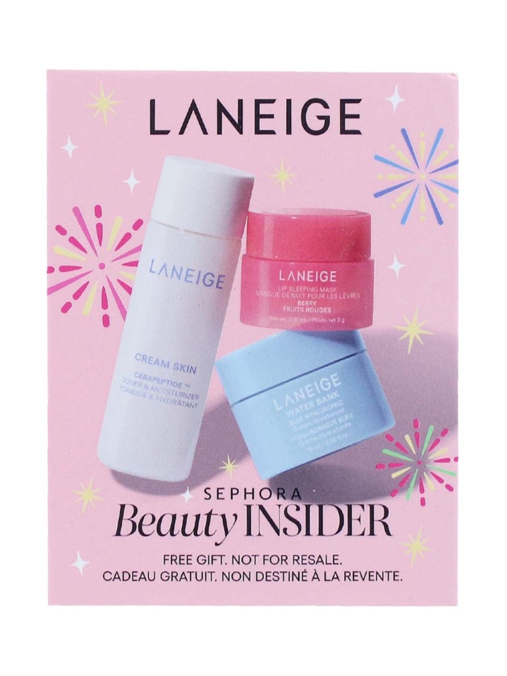 LANEIGE Cream Skin and Lip Sleeping Mask Set - NIB